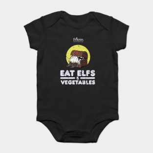 FRIEREN: BEYOND JOURNEY¨S END: EAT ELFS & VEGETABLES (GRUNGE) Baby Bodysuit